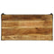 vidaXL Coffee Table Solid Rough Mango Wood and Steel 110 cm