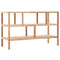 vidaXL Bathroom Shelf Solid Walnut Wood 100x40x65 cm