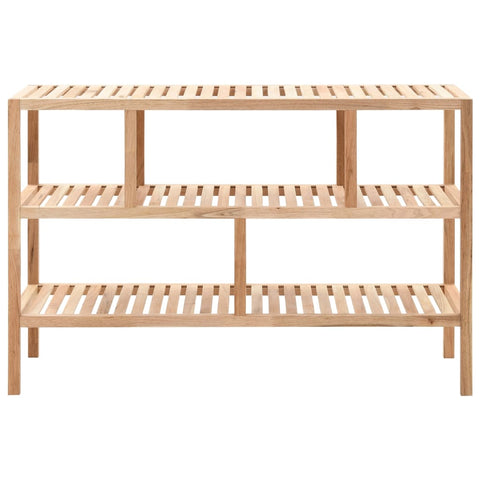 vidaXL Bathroom Shelf Solid Walnut Wood 100x40x65 cm