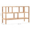 vidaXL Bathroom Shelf Solid Walnut Wood 100x40x65 cm