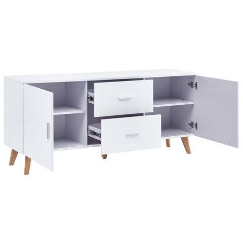 vidaXL Sideboard White 160x40x70 cm MDF