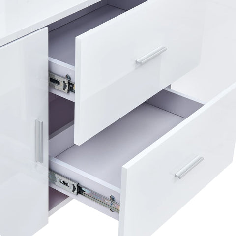 vidaXL Sideboard White 160x40x70 cm MDF