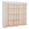 vidaXL Wardrobe White 173x40x170 cm Fabric