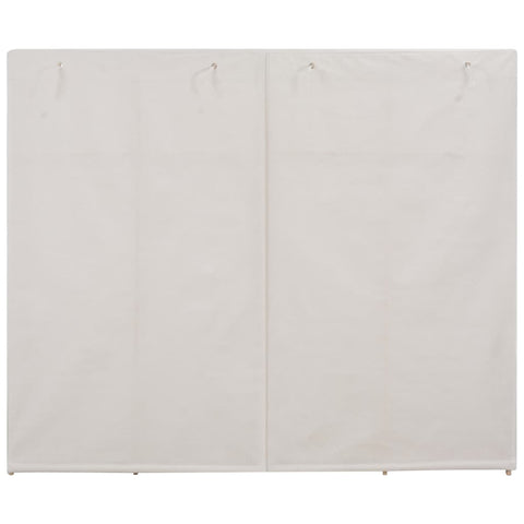 vidaXL Wardrobe White 200x40x170 cm Fabric