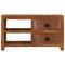 vidaXL Coffee Table with 2 Drawers 90x40x50 cm Solid Mango Wood