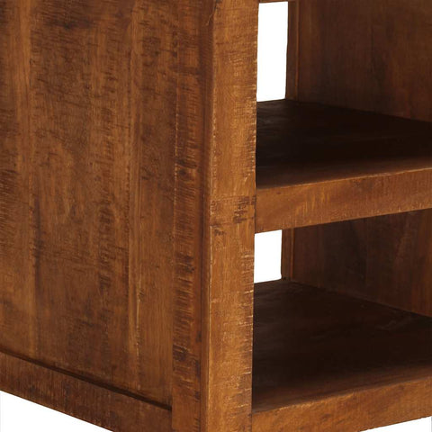 vidaXL Coffee Table with 2 Drawers 90x40x50 cm Solid Mango Wood