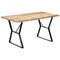 vidaXL Dining Table 140x80x76 cm Solid Mango Wood