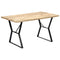 vidaXL Dining Table 140x80x76 cm Solid Mango Wood