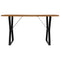 vidaXL Dining Table 140x80x76 cm Solid Reclaimed Wood