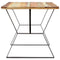 vidaXL Dining Table 140x80x76 cm Solid Reclaimed Wood
