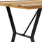 vidaXL Dining Table 140x80x76 cm Solid Reclaimed Wood