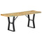 vidaXL Bench 110 cm Solid Reclaimed Wood