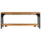 vidaXL Coffee Table with Shelf 100x60x35 cm Solid Reclaimed Wood