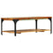 vidaXL Coffee Table with Shelf 100x60x35 cm Solid Reclaimed Wood