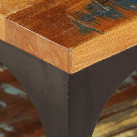 vidaXL Coffee Table with Shelf 100x60x35 cm Solid Reclaimed Wood