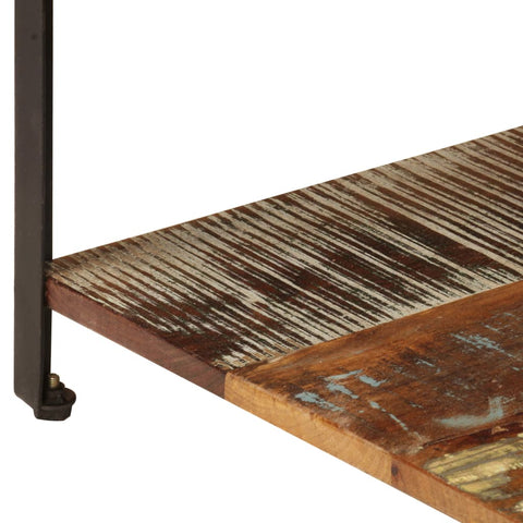 vidaXL Coffee Table with Shelf 100x60x35 cm Solid Reclaimed Wood