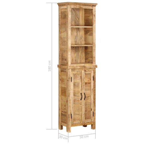 vidaXL Bookshelf 50x30x180 cm Solid Mango Wood