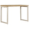vidaXL Dining Table 115x55x76 cm Solid Mango Wood and Steel