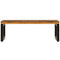 vidaXL Coffee Table 100x50x35 cm Solid Reclaimed Wood and Steel