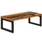 vidaXL Coffee Table 100x50x35 cm Solid Reclaimed Wood and Steel