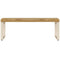 vidaXL Coffee Table 100x50x35 cm Solid Mango Wood and Steel