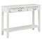vidaXL Console Table White 110x35x80 cm Wood