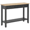 vidaXL Console Table Black 110x35x80 cm Wood