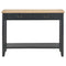 vidaXL Console Table Black 110x35x80 cm Wood
