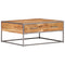 vidaXL Coffee Table 75x75x35 cm Solid Acacia Wood