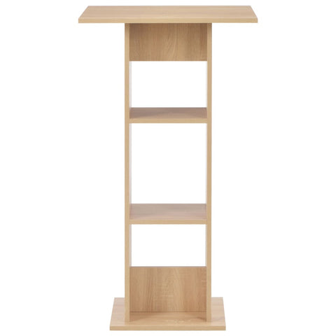 vidaXL Bar Table Oak 60x60x110 cm