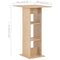 vidaXL Bar Table Oak 60x60x110 cm