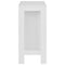 vidaXL Bar Table with Shelf White 110x50x103 cm