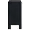 vidaXL Bar Table with Shelf Black 110x50x103 cm