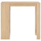 vidaXL Bar Table with Shelf Oak 110x50x103 cm