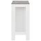 vidaXL Bar Table with Shelf White 110x50x103 cm