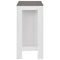 vidaXL Bar Table with Shelf White 110x50x103 cm