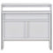 vidaXL Bar Table with 2 Table Tops White 130x40x120 cm