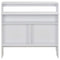 vidaXL Bar Table with 2 Table Tops White 130x40x120 cm