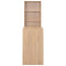 vidaXL Bar Table with Cabinet Oak 115x59x200 cm