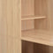 vidaXL Bar Table with Cabinet Oak 115x59x200 cm