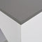 vidaXL Bar Table with Cabinet White 115x59x200 cm