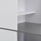 vidaXL Bar Table with Cabinet White 115x59x200 cm