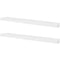 vidaXL Wall Shelves 4 pcs White 120 cm