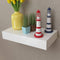 vidaXL Floating Wall Shelves with Drawers 2 pcs White 48 cm