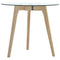 vidaXL Side Table Set 2 pcs Tempered Glass