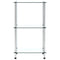 vidaXL 3-Tier Shelf Transparent 40x40x67 cm Tempered Glass