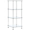 vidaXL 4-Tier Shelf Transparent 40x40x100 cm Tempered Glass