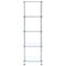 vidaXL 5-Tier Shelf Transparent 40x40x130 cm Tempered Glass