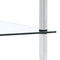 vidaXL 5-Tier Shelf Transparent 40x40x130 cm Tempered Glass