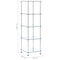 vidaXL 5-Tier Shelf Transparent 40x40x130 cm Tempered Glass